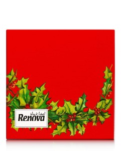 Serwetki Renova Red Xmas Holly 20szt