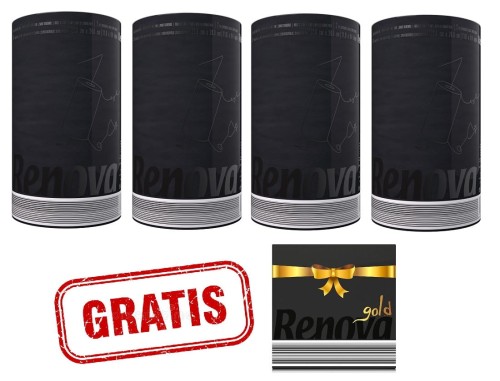 4x Czarny Ręcznik Papierowy Renova +gratis
