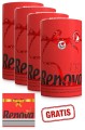 4x Czerwony Ręcznik Papierowy Renova +gratis