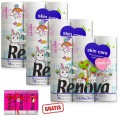 3x Papier toaletowy Renova Design Spring 9R +gratis