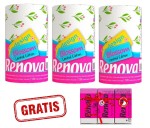 3x Ręcznik Renova Spring 1 rolka +gratis