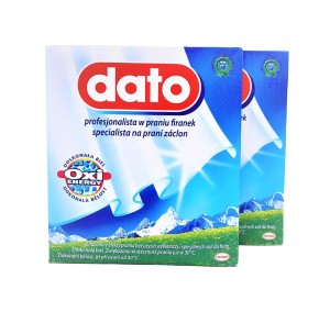 Zestaw: 2x Proszek do prania Dato do firan (5 prań) po 365g