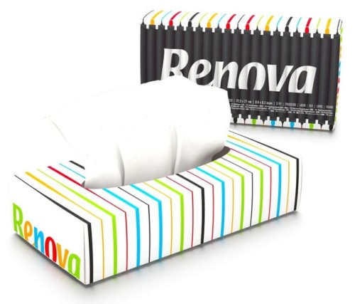 Chusteczki wyciągane do twarzy Renova Markers 70 szt