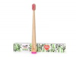 Dziecięca szczoteczka do zębów GoEco BAMBOO różowa