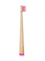 Dziecięca szczoteczka do zębów GoEco BAMBOO różowa