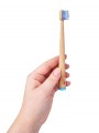 Dziecięca szczoteczka do zębów GoEco BAMBOO niebieska
