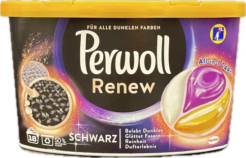 Kapsułki do prania Perwoll Renew & Care Black 18p 261g