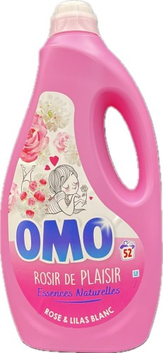 Żel do prania  OMO Rose & Lilas Blanc 52p 2.6L