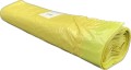 Grube worki na śmieci BBTapes żółte 60l 59x72cm 10szt z taśmą ściągającą