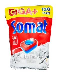 Tabletki do zmywarki Somat All in One extra 120szt