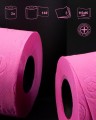 Różowy papier toaletowy Renova tuba premium 3R