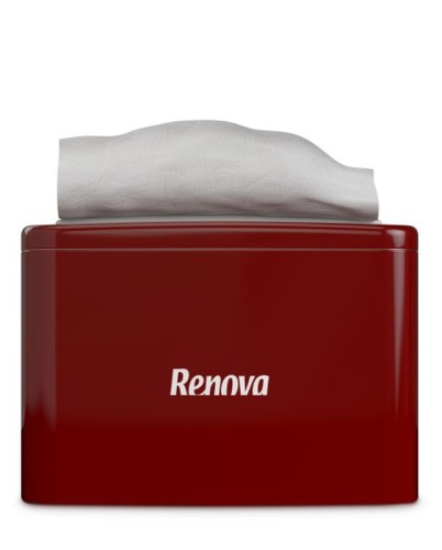Bordowy serwetnik Renova