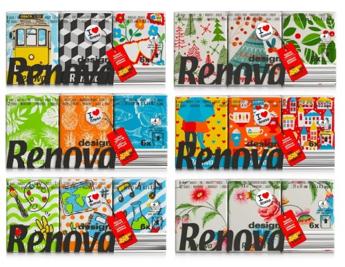 Zestaw DEMO 6x chusteczki kieszonkowe 6x7 szt