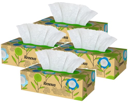 4x Chusteczki RECYCLED Renova 70 szt
