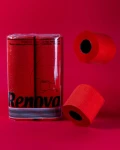 Czerwony Papier Toaletowy Renova Zapachowy 16.1m 3-Warstwy 140 Listków 6 Rolek