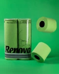 Zielony Papier Toaletowy Renova Zapachowy 16.1m 3-Warstwy 140 Listków 6 Rolek