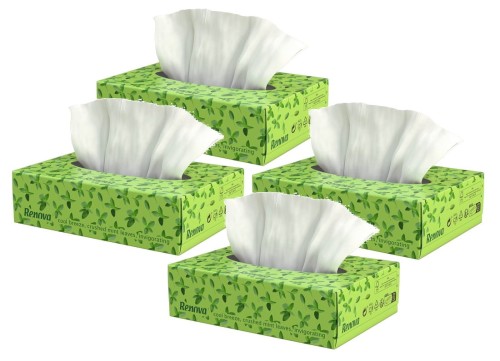 4x Chusteczki wyciągane Renova Active Mini Mint 46 szt