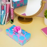 Wyciągane chusteczki higieniczne Renova niebiesko-różowe 80szt