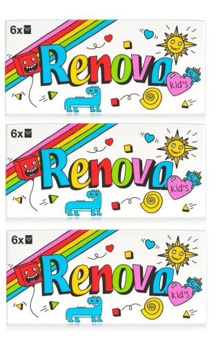 3x Chusteczki higieniczne Renova dla dzieci 6x7