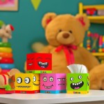 Chusteczki Renova do twarzy dla dzieci PINK 6 paczek