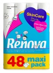Papier Toaletowy Renova Skin Care White 12.7m 3-Warstwy 110 Listków 48 Rolek