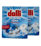 Zestaw: 2x Chusteczki do prania Dalli do tkanin białych po 15szt