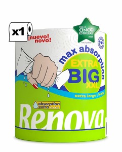 Ręcznik Kuchenny Papierowy Renova Max Absorption XXL 36.5 m 2-Warstwy 160 Arkuszy
