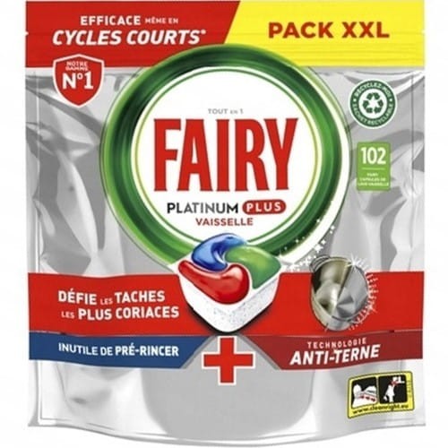 Fairy Platinum Plus Anti Terne 102szt 1,5kg