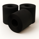 Czarny Papier Toaletowy Renova Zapachowy 16.1m 3-Warstwy 140 Listków 6 Rolek