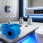 Niebieski Papier Toaletowy Renova Zapachowy 16.1m 3-Warstwy 140 Listków 6 Rolek