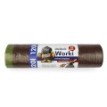 Grube Mocne Worki Na Śmieci 120L Brązowe 35μm 0.4kg 70x100cm 10szt