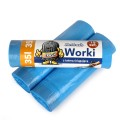 Grube Mocne Worki Na Śmieci 35L Niebieskie 25μm 0.2kg 50x61cm 15szt