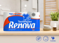 Papier toaletowy Renova Textilpapier 17.3m 3-warstwy 150 Listków 6 rolek