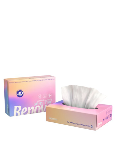 Chusteczki higieniczne wyciągane Renova Sensitive Mini 46 sztuk