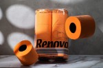 Pomarańczowy Papier Toaletowy Renova Zapachowy 16.1m 3-Warstwy 140 Listków 6 Rolek