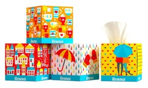Chusteczki wyciągane Renova Bundle Pack Autumn 4x50 szt