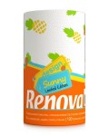 Ręcznik kuchenny papierowy Renova Design Pineapples XXL 2 warstwowy 1 Rolka