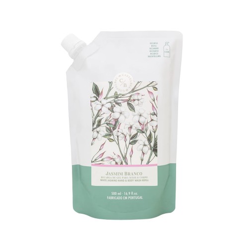 Nawilżający Płyn do Mycia Rąk i Ciała Castelbel White Jasmine – Refill 500 ml