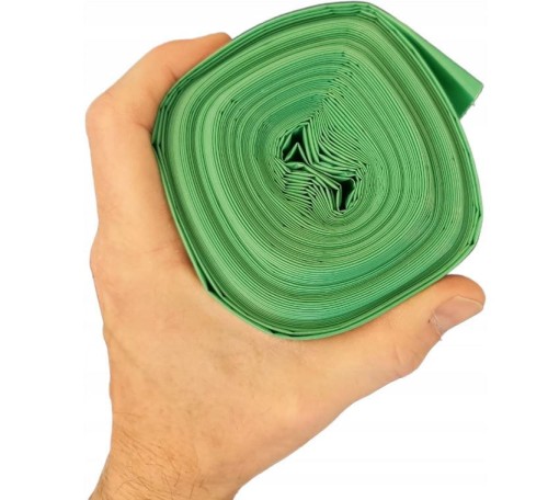 Grube Mocne Worki Na Śmieci 240L Zielone 55μm 1.1kg 90x140cm 10szt