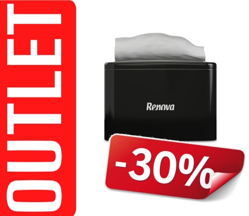 Czarny serwetnik Renova OUTLET