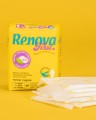Podpaski bawełniane Renova First Cotton Normal ze skrzydełkami – 12 sztuk