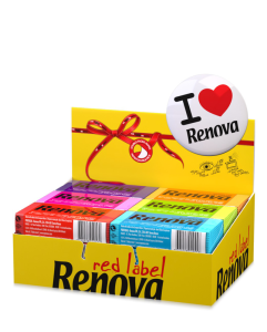 Chusteczki higieniczne Renova Mix color 18x9szt