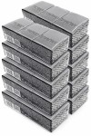 10x Chusteczki higieniczne Renova Black label czarne 6x7szt