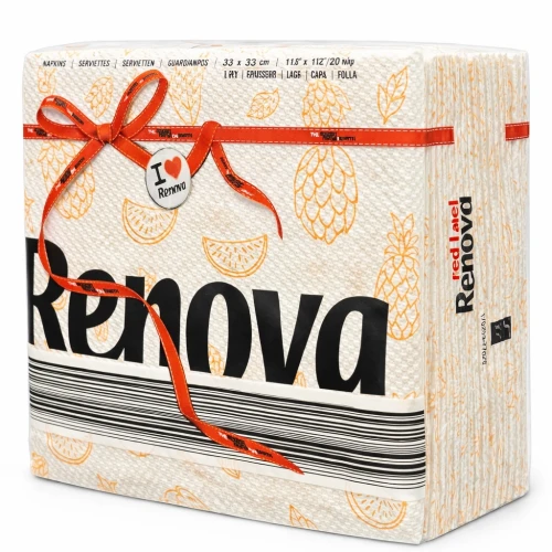 Serwetki papierowe Renova Red Label Deco 70szt