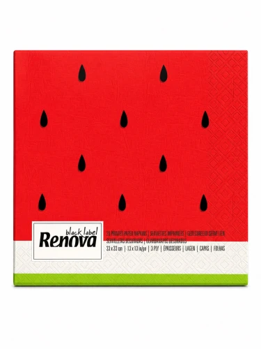 Serwetki stołowe Renova Arbuz 33x33 cm 20szt