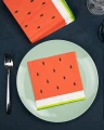Serwetki stołowe Renova Arbuz 33x33 cm 20szt