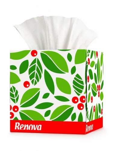 Chusteczki wyciągane do twarzy Stroik świąteczny 50 szt