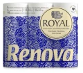 Papier toaletowy Renova Royal biały 4-Warstwy 140 Listków 9 Rolek
