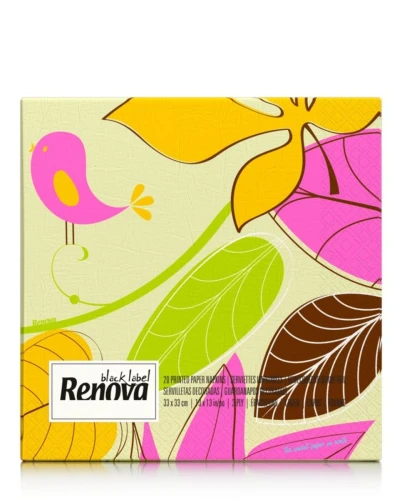 Serwetki Papierowe Renova Colorued Leaves 33x33cm 20 sztuk