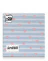 Serwetki Papierowe Renova Tiny Hearts 33x33cm 20 sztuk